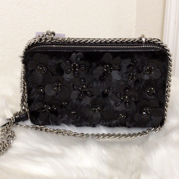 kate spade Handbags - 💃KATE SPADE Neve Shearling Embellished Chain